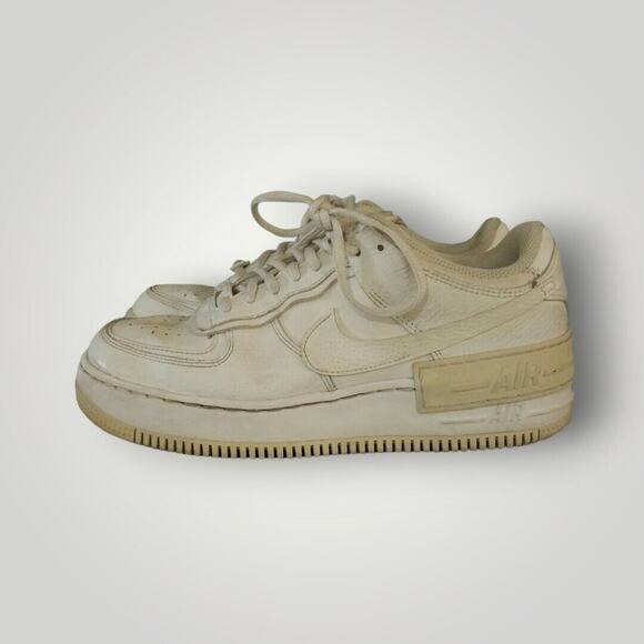 Size 9.5 - Nike Air Force 1 Shadow Triple White W - Picture 3 of 6